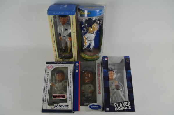 New York Yankees Lot of 5 Bobbleheads