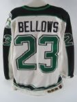 Brian Bellows 1991-92 Minnesota North Stars Final Game Jersey w/Heavy Use & Provenance From Bellows