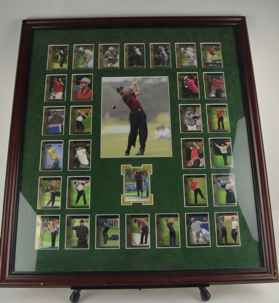 Tiger Woods Framed Card Set