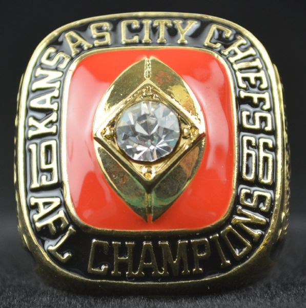 Len Dawson 1967 KC Chiefs AFL Championship Replica Ring