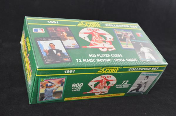 Score 1991 Factory Sealed Baseball Card Set w/900 Cards