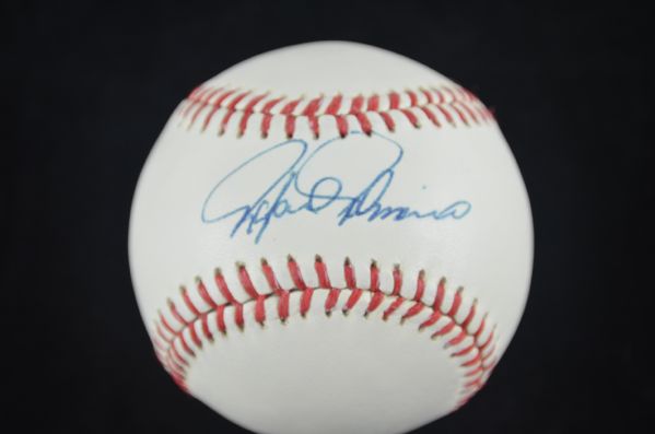 Rafael Palmeiro Single Signed Baseball