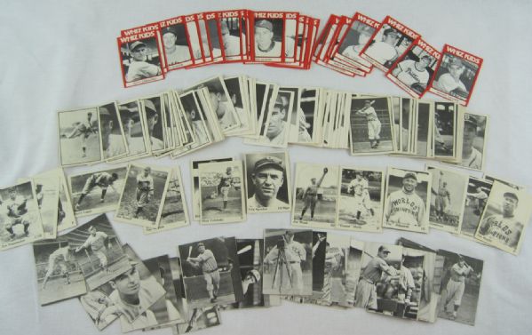 Collection of Rare Vintage Baseball Card Sets 