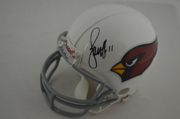 Larry Fitzgerald Arizona Cardinals Autographed Mini Helmet