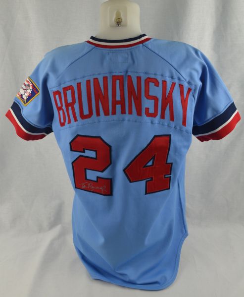 Tom Brunansky 1985 Minnesota Twins Professional Model Jersey w/Heavy Use