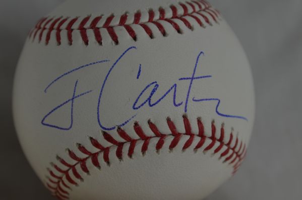 Jimmy Carter Autographed Baseball