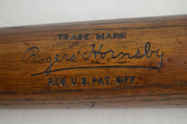 Rogers Hornsby 1932 Louisviller Slugger 40 RH Store Model Bat