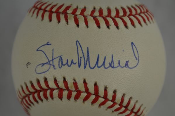 Stan Musial Autographed Baseball