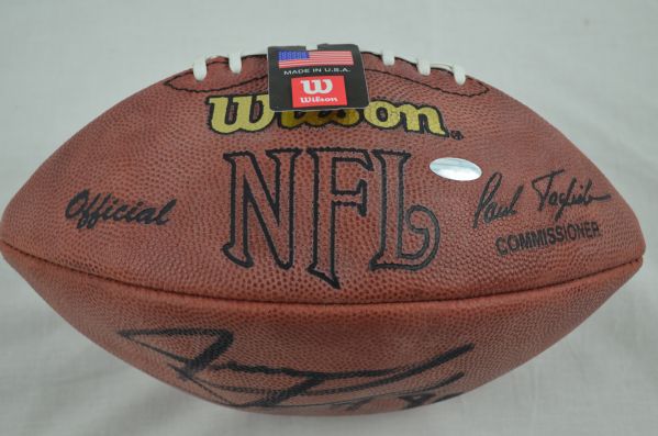 Jeremy Shockey Autographed Football