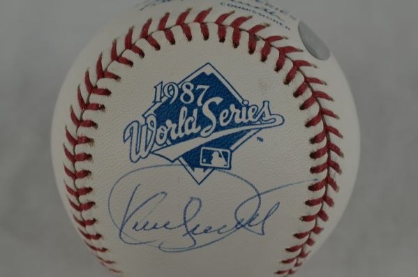 Kirby Puckett 1987 World Series Autographed Baseball