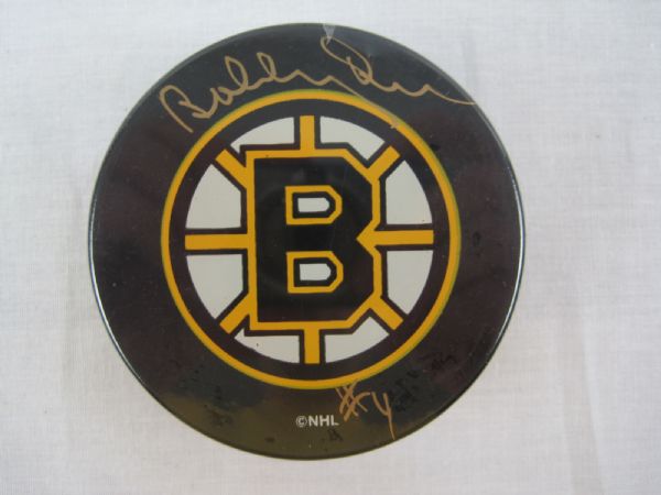 Bobby Orr Autographed Boston Bruins Puck