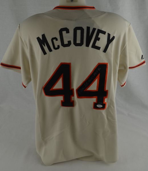 Willie McCovey Autographed San Francisco Giants Jersey