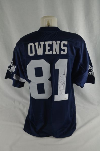 Terrell Owens Autographed Dallas Cowboys Jersey