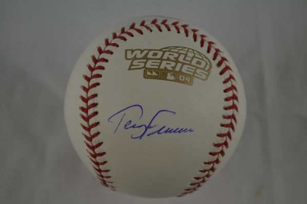 Terry Francona Autographed 2004 World Series Baseball