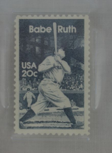 Lot Detail Babe Ruth Graded Stamp Bgs