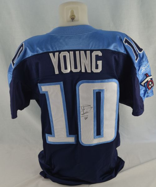 Vince Young 2007 Tennessee Titans Autographed Game Ready Jersey