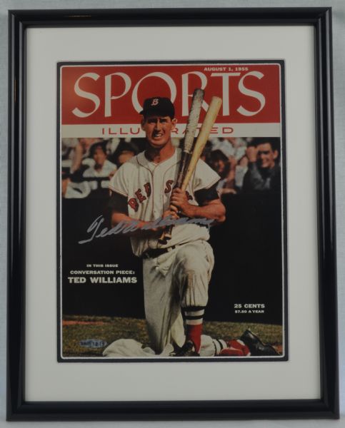 Ted Williams Autographed & Framed Sports Illustrated Cover w/Original UDA Box