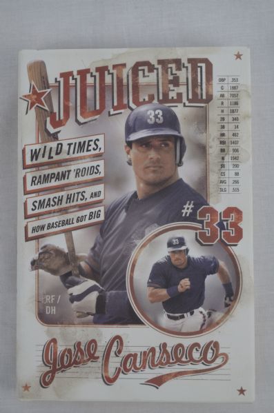 Jose Canseco Signed Copy of the Book "Juiced"