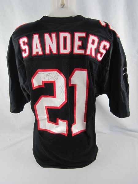 Deion Sanders 1992 Atlanta Falcons Professional Model Jersey w/Medium Use