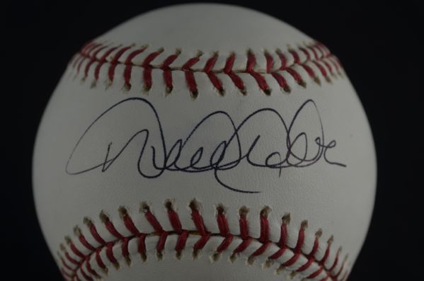 Derek Jeter Autographed & Engraved LE #1/22 Baseball 