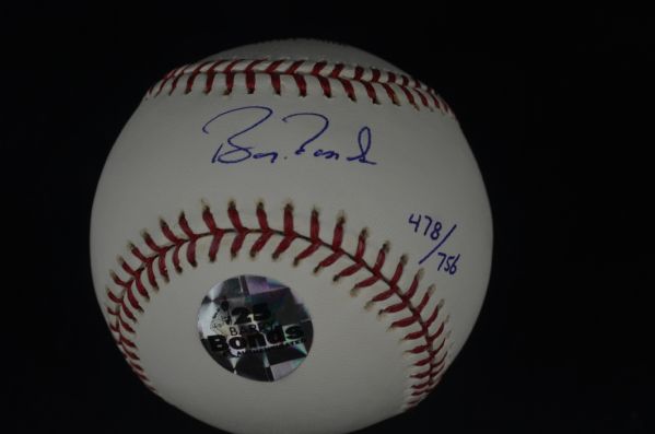 Barry Bonds Autographed Baseball 