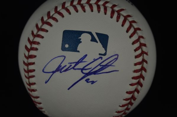 Justin Upton Autographed Baseball