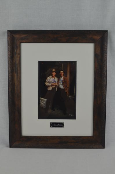 Mickey Mantle & Billy Martin Dual Signed Framed Photo From Greer Johnson Collection