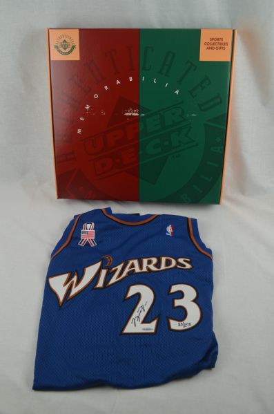 Michael Jordan Autographed Washington Wizards Jersey 