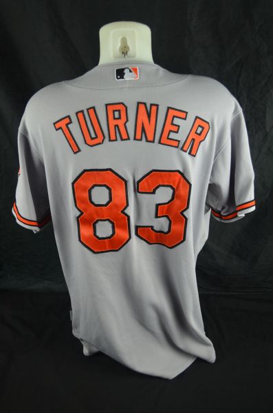 Justin Turner 2009 Baltimore Orioles Professional Model Jersey w/Medium Use MLB Authenticated