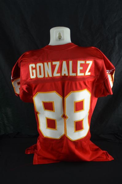 Tony Gonzalez 1998 Kansas Chiefs Professional Model Jersey w/Medium Use