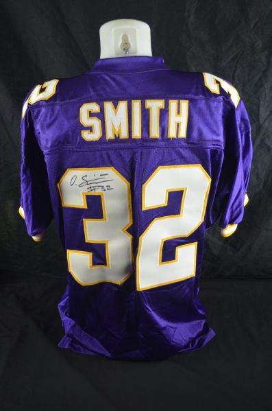 Onterrio Smith 2003 Minnesota Vikings Autographed Professional Model Jersey w/No Use PSA/DNA LOA