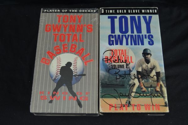 Tony Gwynn Signed Hitting Instructional Video