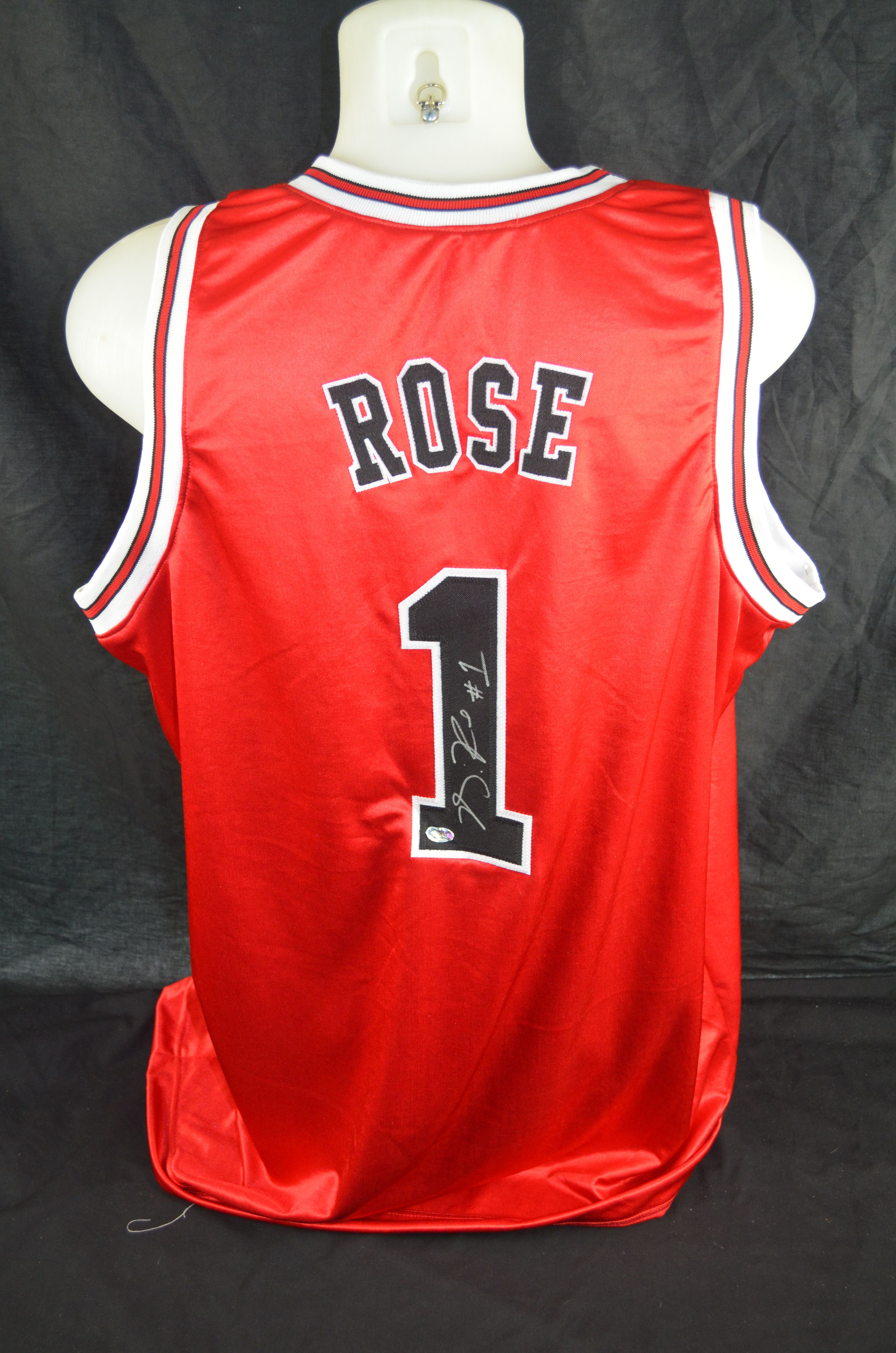Lot Detail - Derrick Rose Chicago Bulls Autographed Jersey