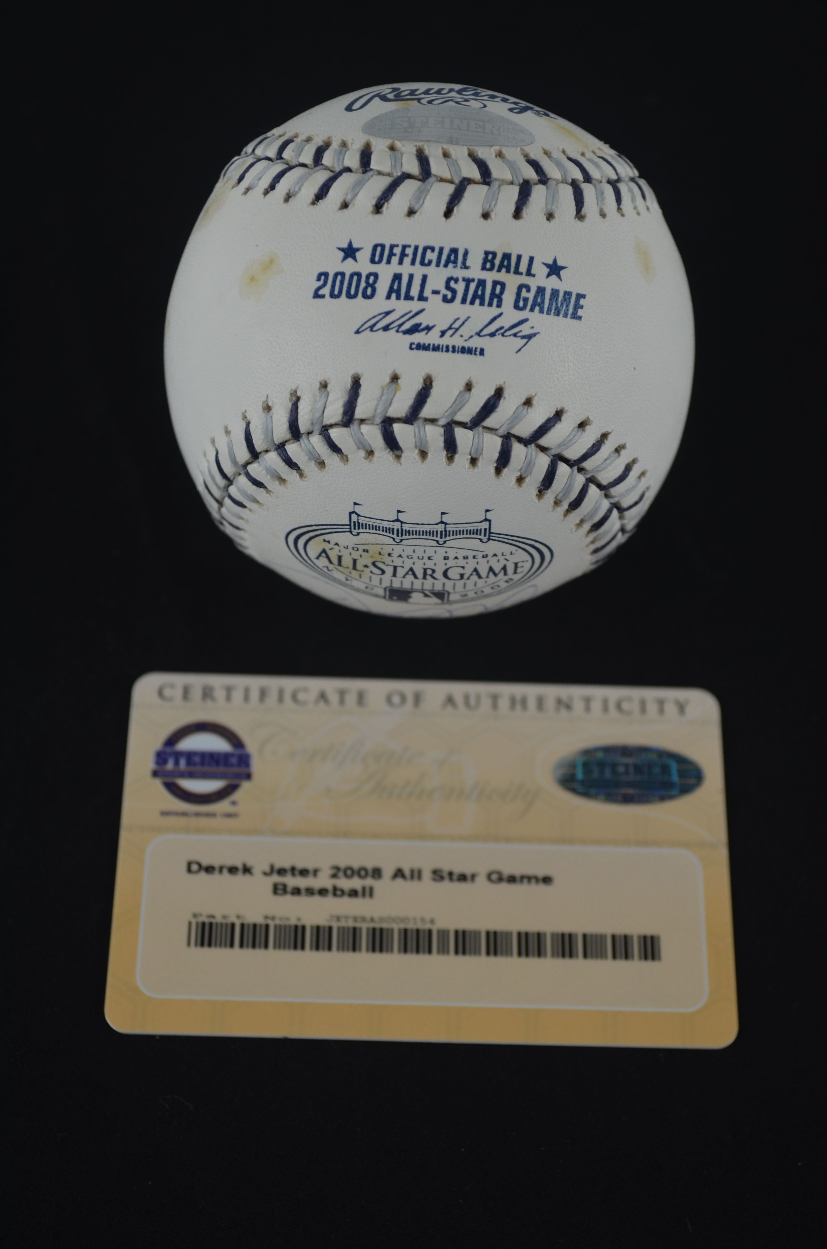 Lot Detail - Derek Jeter Autographed 2008 All Star Baseball3264 x 4928