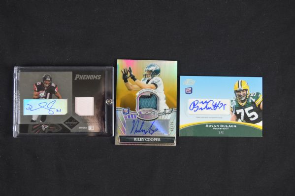 NFL Collection of Autographed Insert Cards