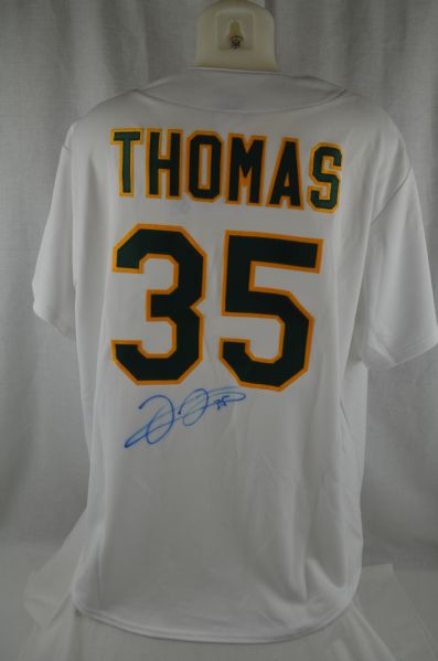 Frank Thomas Autographed Oakland A’s Home Jersey