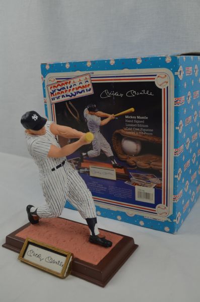 Mickey Mantle Autographed Limited Edition Sports Impressions Figure w/Original Box