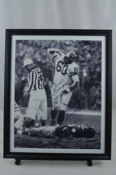 Chuck Bednarik Autographed 16x20 Photograph