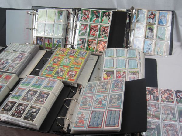 Collection of 1990-1999 Partial Football Card Sets