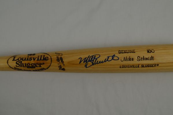 Mike Schmidt Autographed Bat