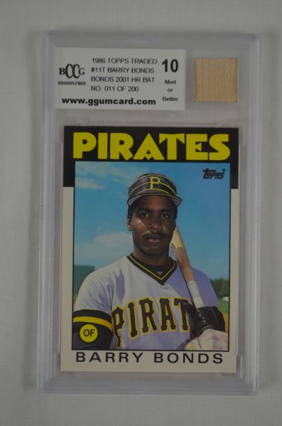 Barry Bonds 1986 Topps Traded Limited Edition GGUM Card BCCG 10