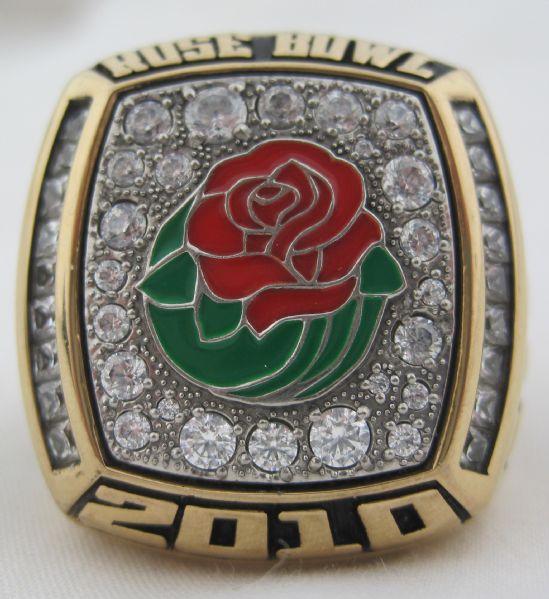 Will Wallace 2010 Oregon Ducks Rose Bowl Pac-10 Champions Football Ring 