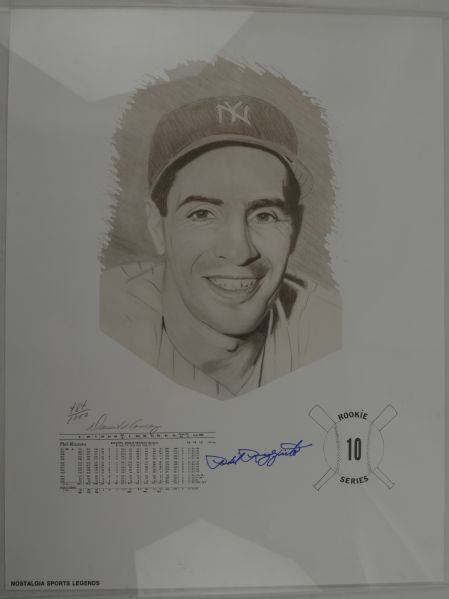 Phil Rizzuto Autographed Limited Edition Lithograph 484/1000