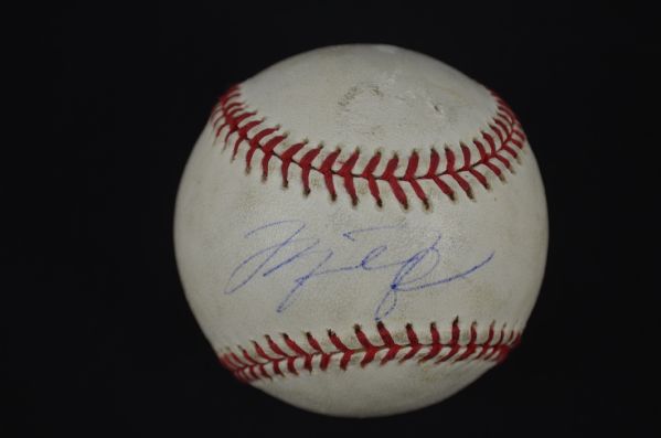 Michael Jordan Game Used & Autographed Baseball