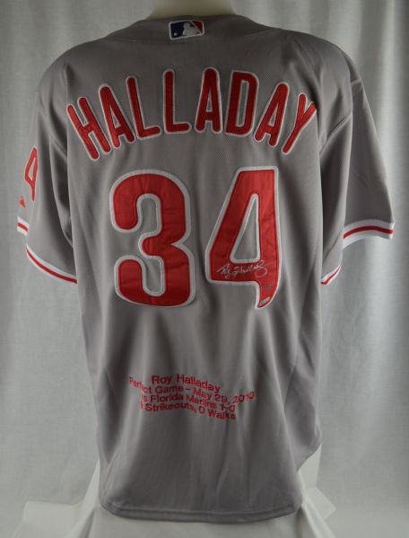 Roy Halladay Autographed Limited Edition Philadelphia Phillies Jersey