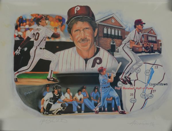 Mike Schmidt Signed Limited Edition Lithograph