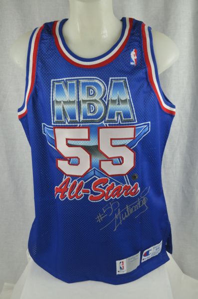 Dikembe Mutombo 1992 Autographed All Star Game Jersey