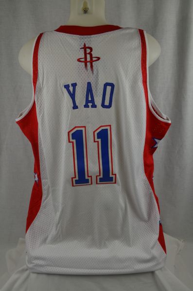 Yao Ming Autographed Houston Rockets All Star Game Jersey 