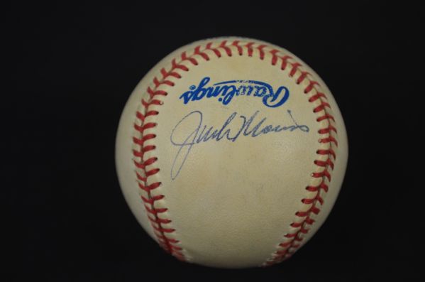 Jack Morris Autographed 1991 World Series Game Used Baseball