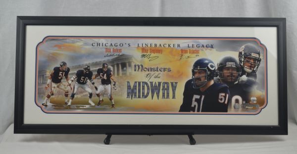 Chicago Bears Monsters of The Midway Signed & Framed Photo